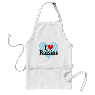 I Love Raisins Standard Apron
