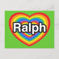 I love Ralph. I love you Ralph. Heart