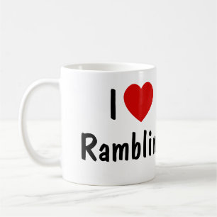I Love Rambling Coffee Mug