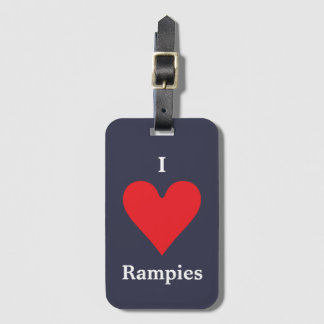 I Love Rampies Luggage Tag