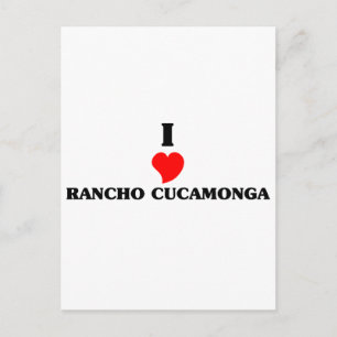 I love Rancho Cucamonga Postcard