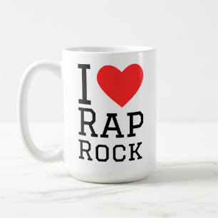I love rap rock coffee mug