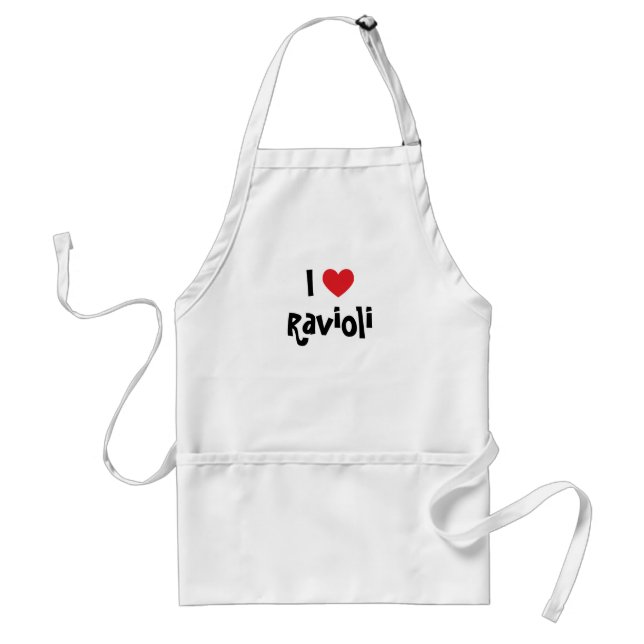 I Love Ravioli Standard Apron (Front)