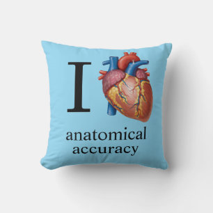 I Love {real heart] Anatomical Accuracy - Improved Cushion