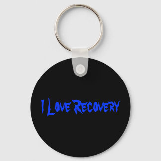 I Love Recovery Key Ring