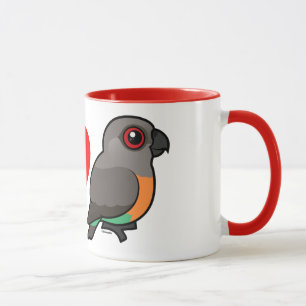 I Love Red-bellied Parrots Mug