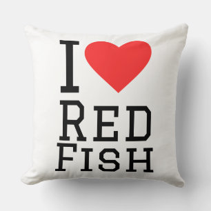 I love red fish cushion