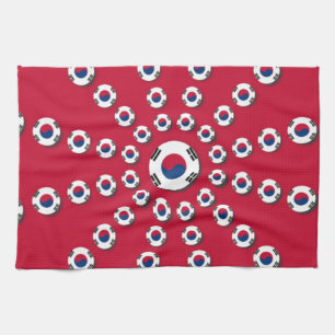 I love Red Tea Towel