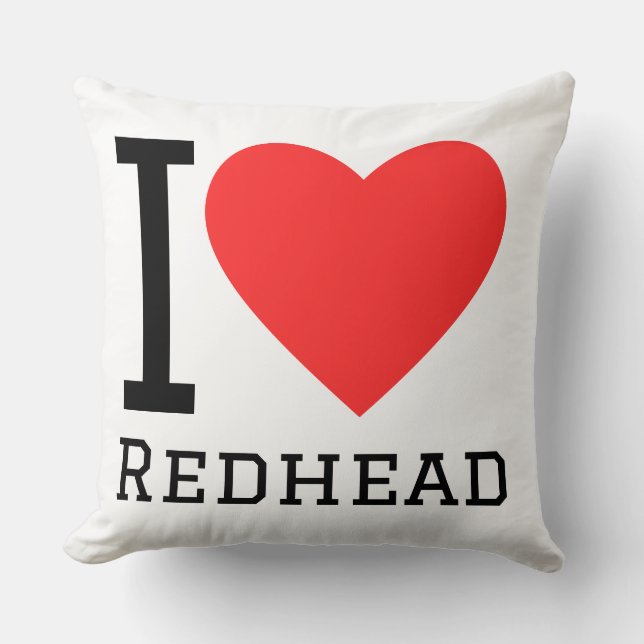 I love redhead cushion (Front)