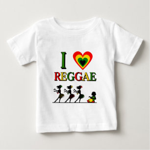 I Love Reggae Baby T-Shirt