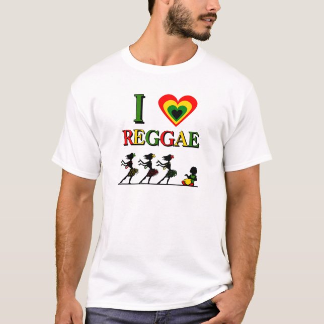 I Love Reggae T-Shirt (Front)