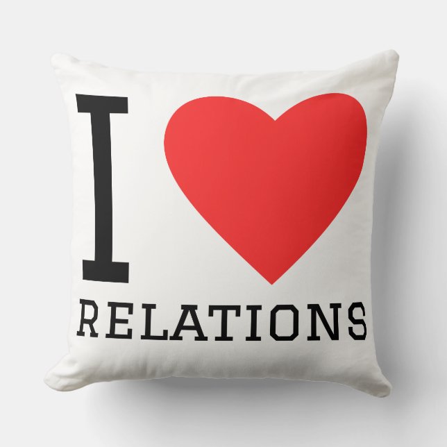 I love relations cushion (Front)