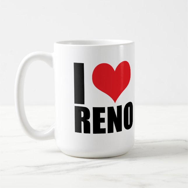 I love Reno Coffee Mug (Left)
