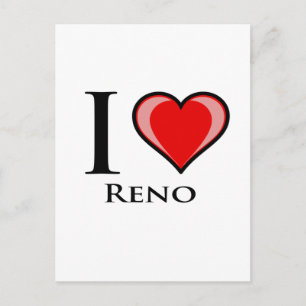 I Love Reno Postcard