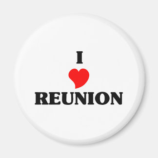 I Love Reunion Magnet
