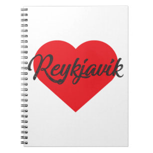 I Love Reykjavik - Iceland Notebook