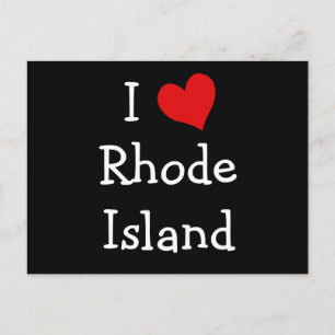 I Love Rhode Island Postcard