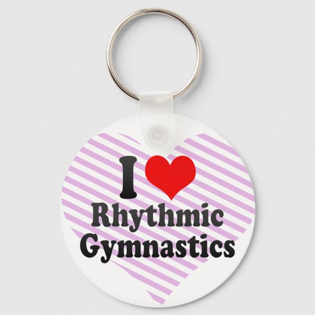 I love Rhythmic Gymnastics Key Ring (Front)