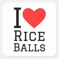 I love rice balls