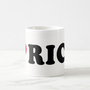 I LOVE RICH COFFEE MUG