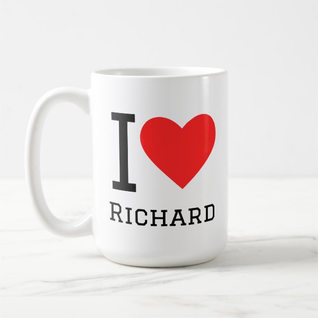 I love richard coffee mug (Left)