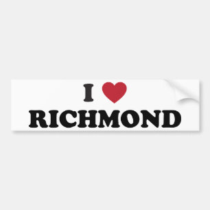 I love Richmond California Bumper Sticker