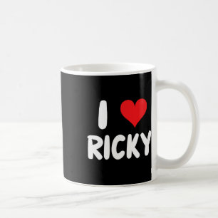 I Love Ricky - Heart - Name Coffee Mug