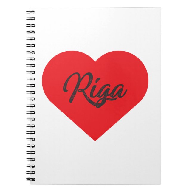 I Love Riga - Latvia Notebook (Front)