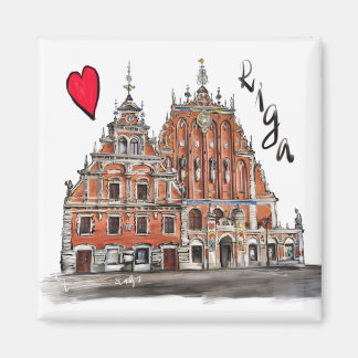 I love Riga Magnet