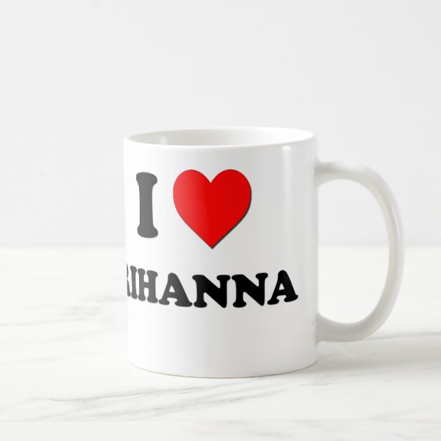 I Love Rihanna Coffee Mug (Right)