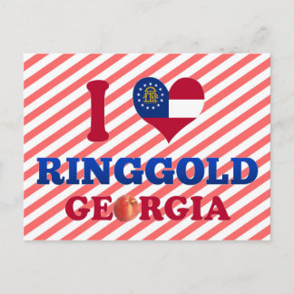 I Love Ringgold, Georgia Postcard