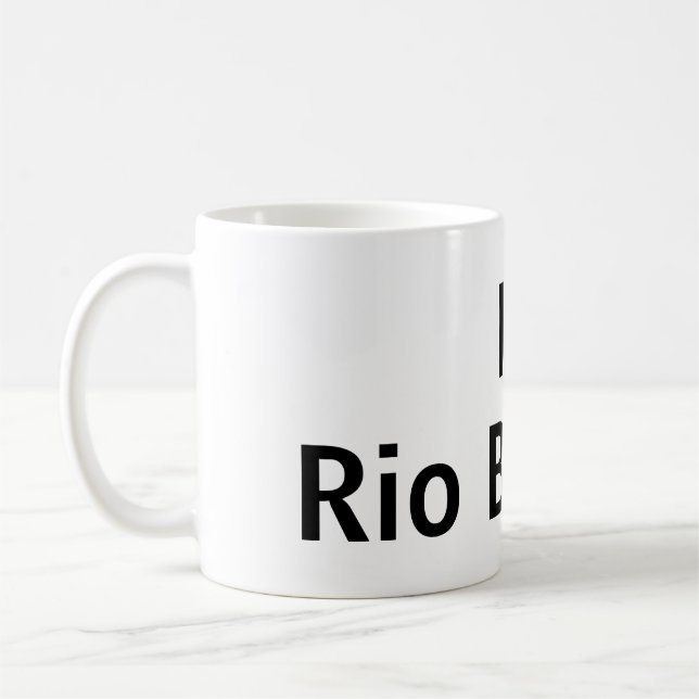 I love Rio Branco Coffee Mug (Left)