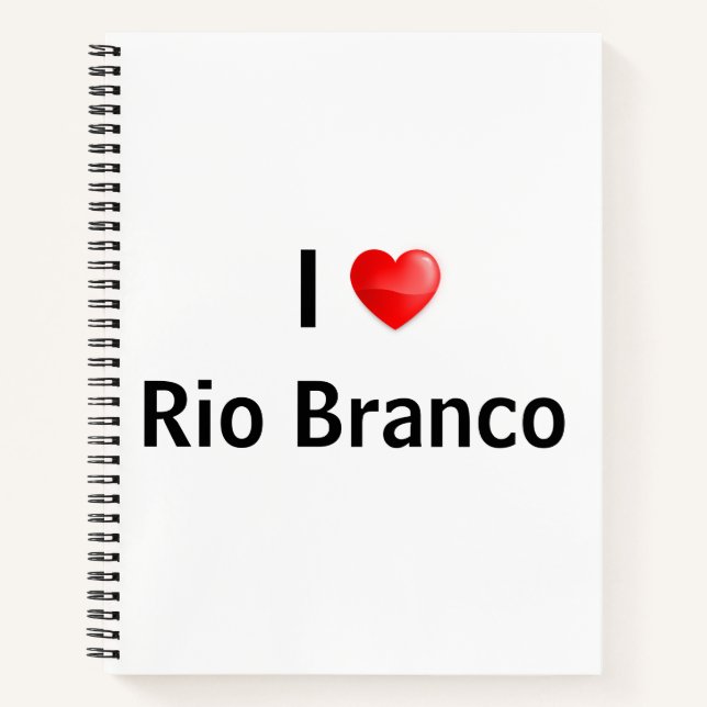 I love Rio Branco Notebook (Front)