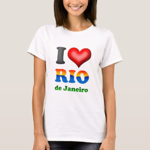 I Love Rio de Janeiro, Brazil The Wonderful City T-Shirt