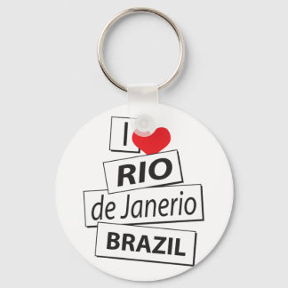 I Love Rio de Janerio Brazil Key Ring