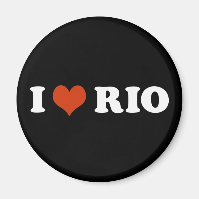 I Love Rio Magnet (Front)
