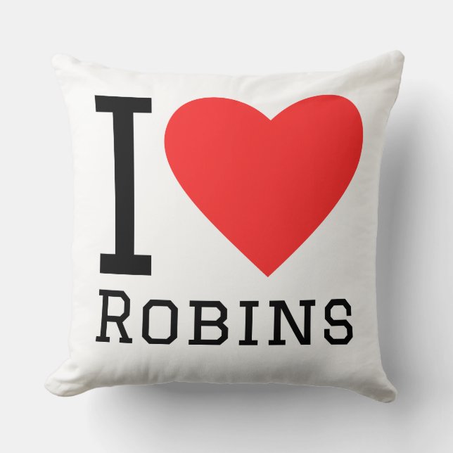I love robins cushion (Front)