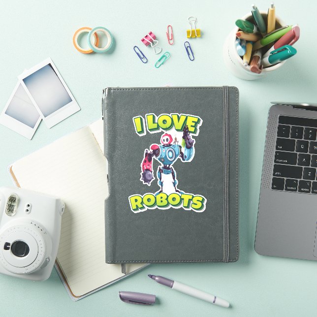 I Love Robots (iPad Cover)