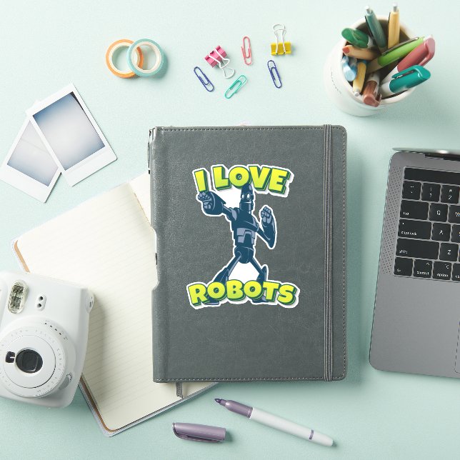 I Love Robots (iPad Cover)