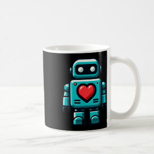 I Love Robots Happy Valentine Apparel  Coffee Mug