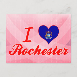 I Love Rochester, Michigan Postcard