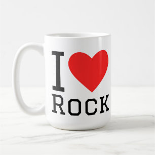 I love rock coffee mug