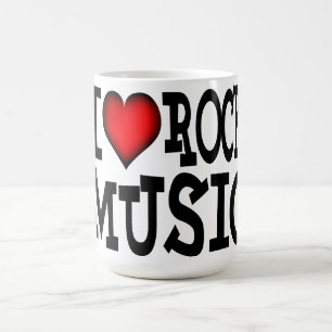 I love Rock 'Music - Mugs