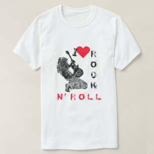 I Love Rock N' Roll - Guitar Player - Rock N' Roll T-Shirt