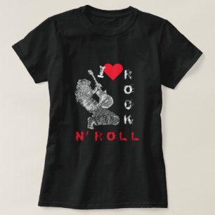 I Love Rock N' Roll - Guitar Player - Rock N' Roll T-Shirt