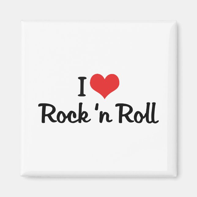 I Love Rock 'n Roll Magnet (Front)