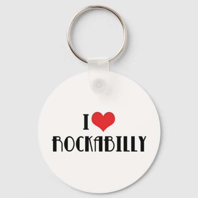 I Love Rock & Roll Keychain (Front)