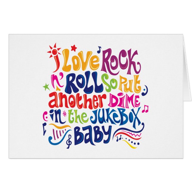 I love rock'n roll (Front Horizontal)