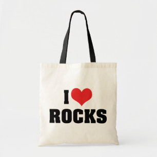 I Love Rocks - Rock Geology Geologist Lover Tote Bag