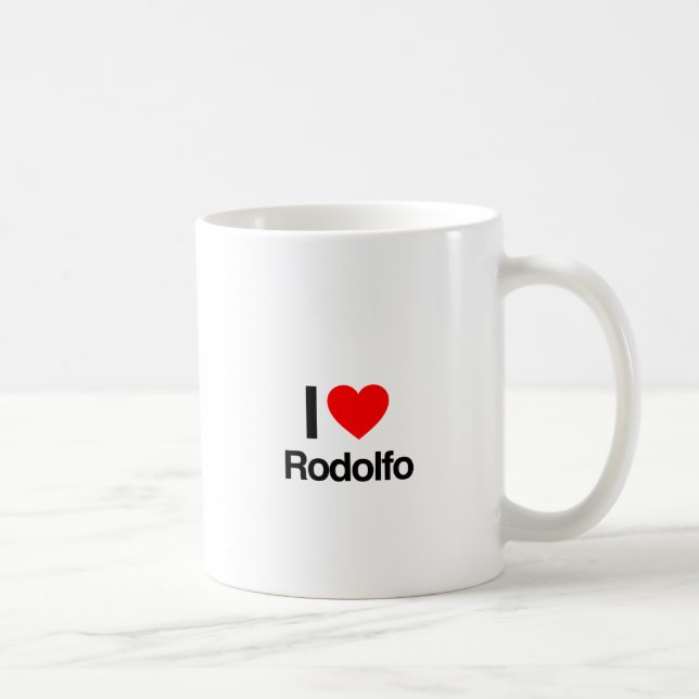 i love rodolfo coffee mug (Right)